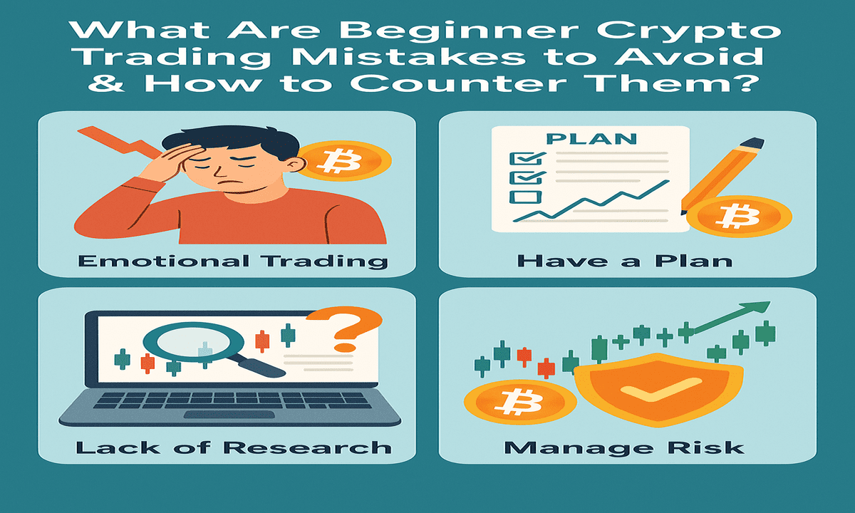 What Are Beginner Crypto Trading Mistakes to Avoid & How to Counter Them